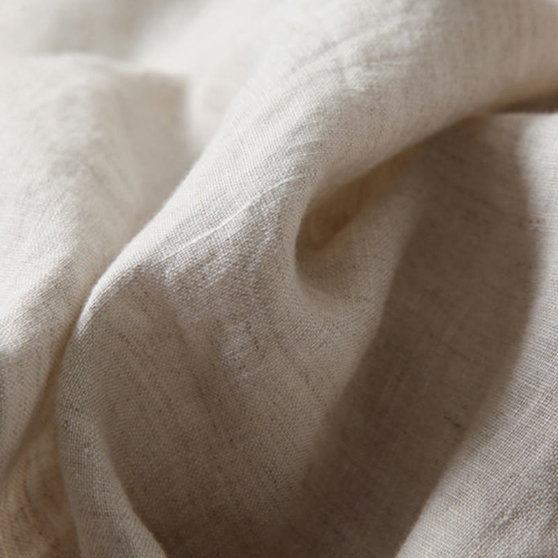 Effortless Linen Wide Leg Pant for Women with High Waist Pleated Cropped Relaxed Style