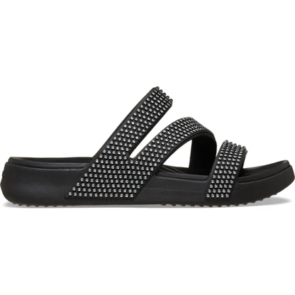 Comfortable Slide Sandals for Women with Textured Double Strap Cushioned Footbed Slip On Style