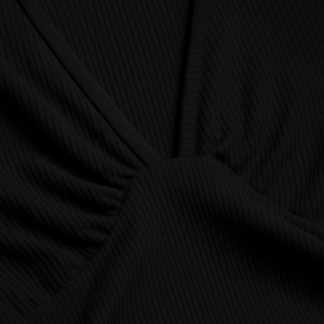 Elegant Wide Leg Jumpsuit for Women with V Neck Sleeveless Ruched Waist Flowing Style