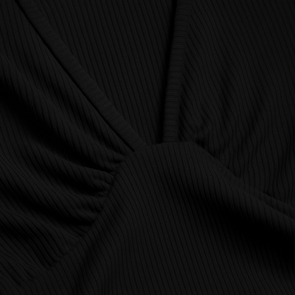 Elegant Wide Leg Jumpsuit for Women with V Neck Sleeveless Ruched Waist Flowing Style