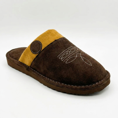 Comfortable House Shoes for Women with Faux Fur Lining Closed Toe Backless Slip On Style