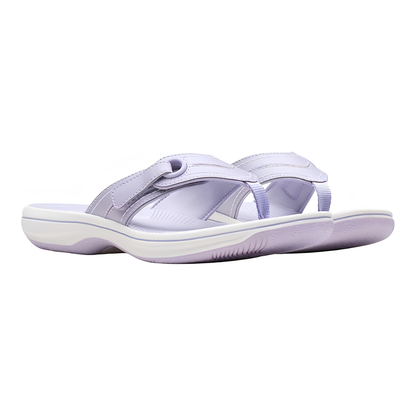Comfortable Flip Flops for Women with Thong Strap Contoured Footbed Arch Support Style