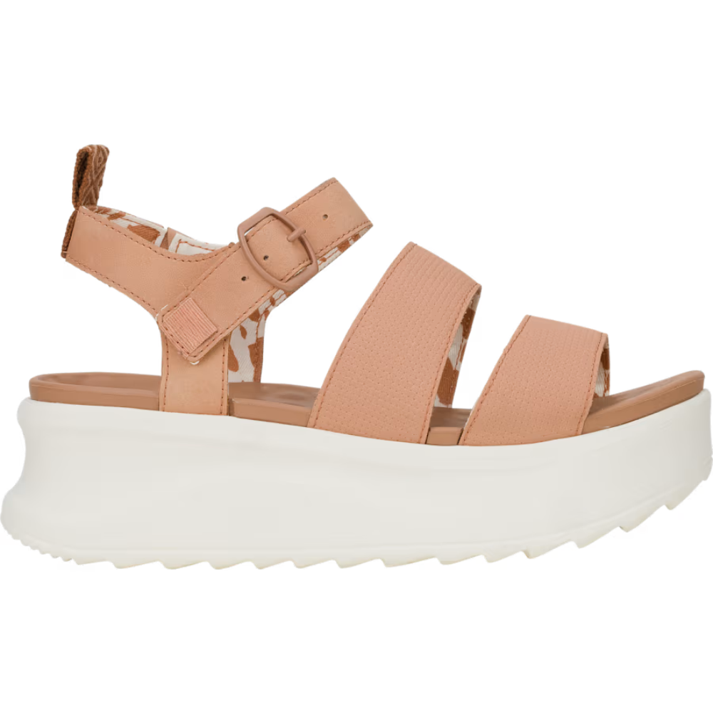 Stylish Platform Sandals for Women with Two Strap Ankle Buckle Open Toe Chunky Style
