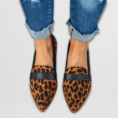 Effortless Suede Penny Loafer for Women with Pointed Toe Low Heel Relaxed Casual Style